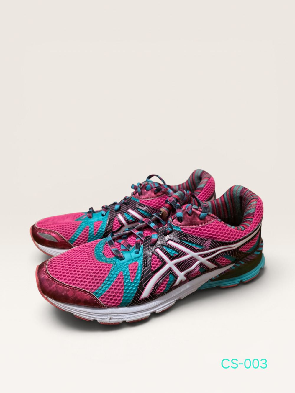 ASICS GEL preleus T480N womens running shoes pink teal size 9